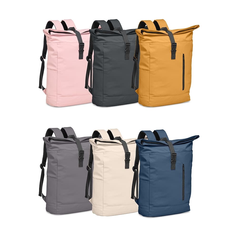 Mochila de Couro Sintético Masculina e Feminina Impermeável Viagem 45 Litros