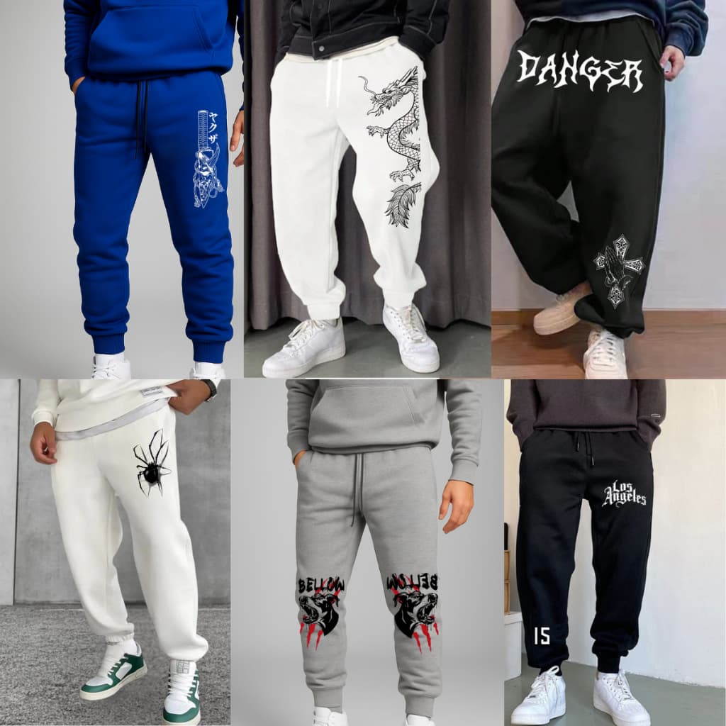 Calça Moletom Queima De Estoque Surpresa Varias Estampa Calça Flanelada Premium