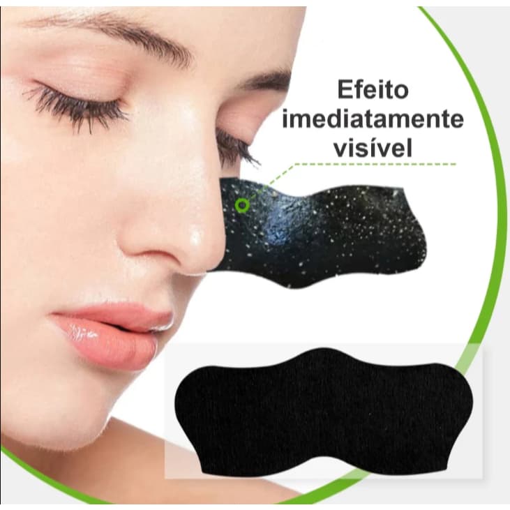 Adesivo Removedor de Cravos Nariz Kit com 05/10/20/30 un