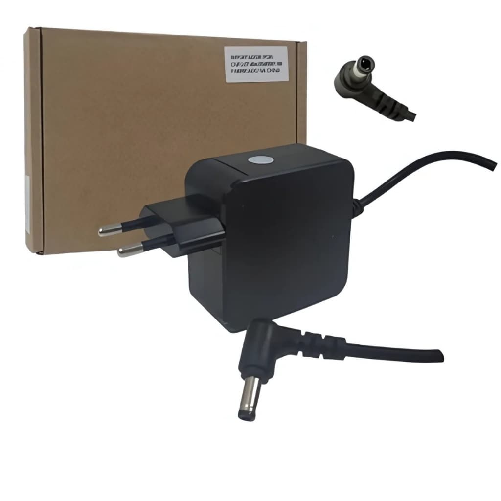 Carregador Fonte para Notebook Compatível com Asus Ultrabook 45W 19v -2.37a  5.5 x 2.5mm Pino Grosso -AS45B