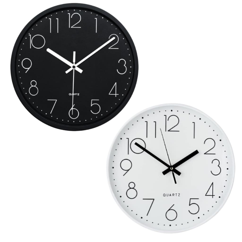 Relogio De Parede Decorativo 30cm Silencioso Quarto Sala Escola Escritório Recepção