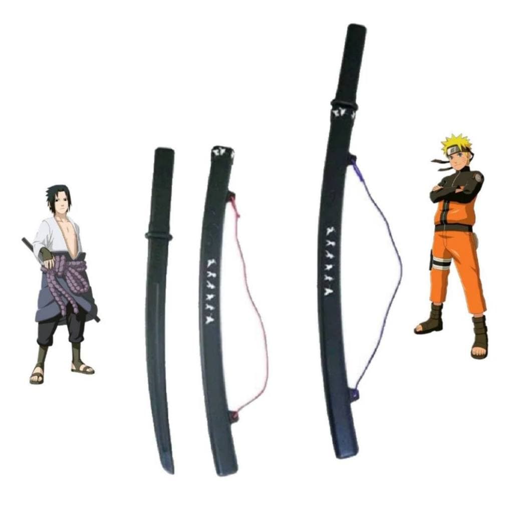 Espada De Brinquedo Infantil Grande Samurai Com Bainha Naruto Infantil Sasuke Menino Fantasia