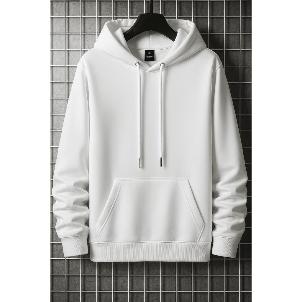 Moletom Premium Masculino Com Capuz Bolso Canguru Liso Feminina Blusa De Frio Casaco Flanelado