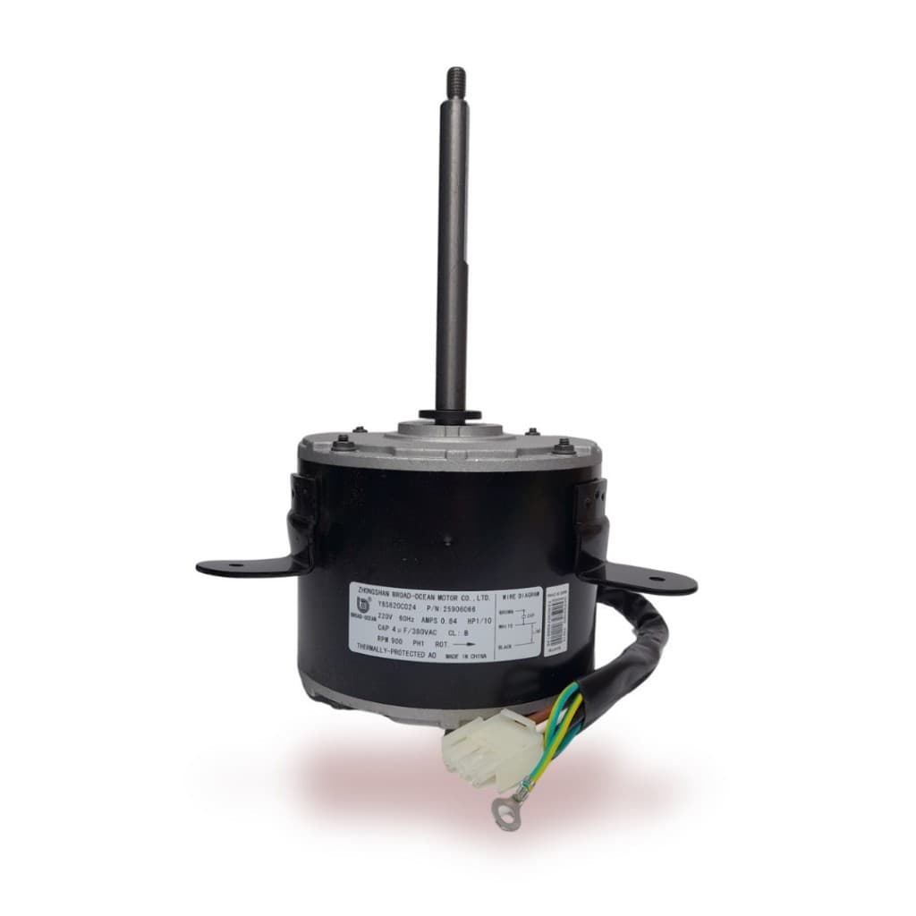 Motor Ventilador Condicionadora Springer Carrier Midea 22.000 a 36.000 BTUs 25906066 220V Ar Condic.