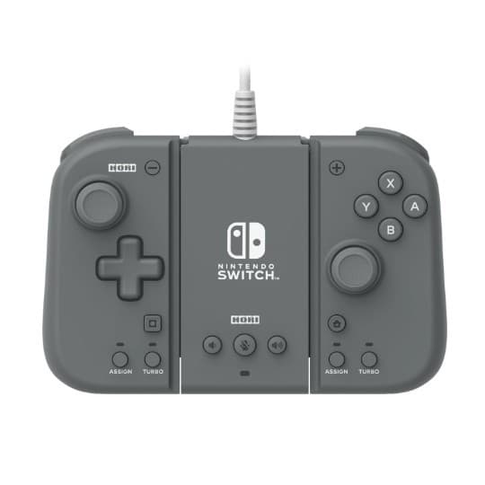 Controle Hori Split Pad Compact Cinza para Nintendo Switch e Oled