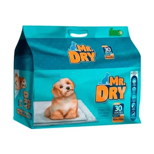 Tapete Higiênico Mr. Dry 60x60 30 Unidades