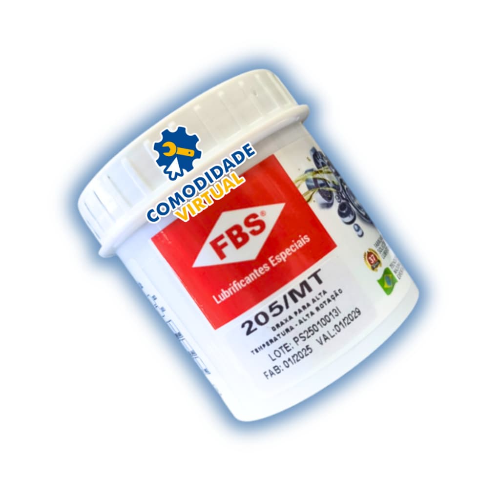 Graxa Alta Temperatura e Média Rotação - 205/MT 100g