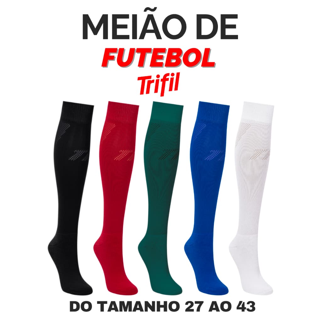 Meião de Futebol Microfibra Cano Longo Trifil TO8158