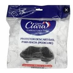 Protetor P/Bacia Pedicure Descartável C/12 Unidades Med. 68cm x 68cm Santa Clara