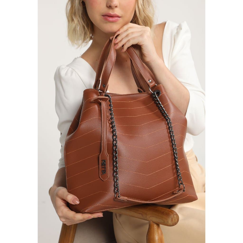 Saco feminina Saco Bordada com Necessaire Tendência