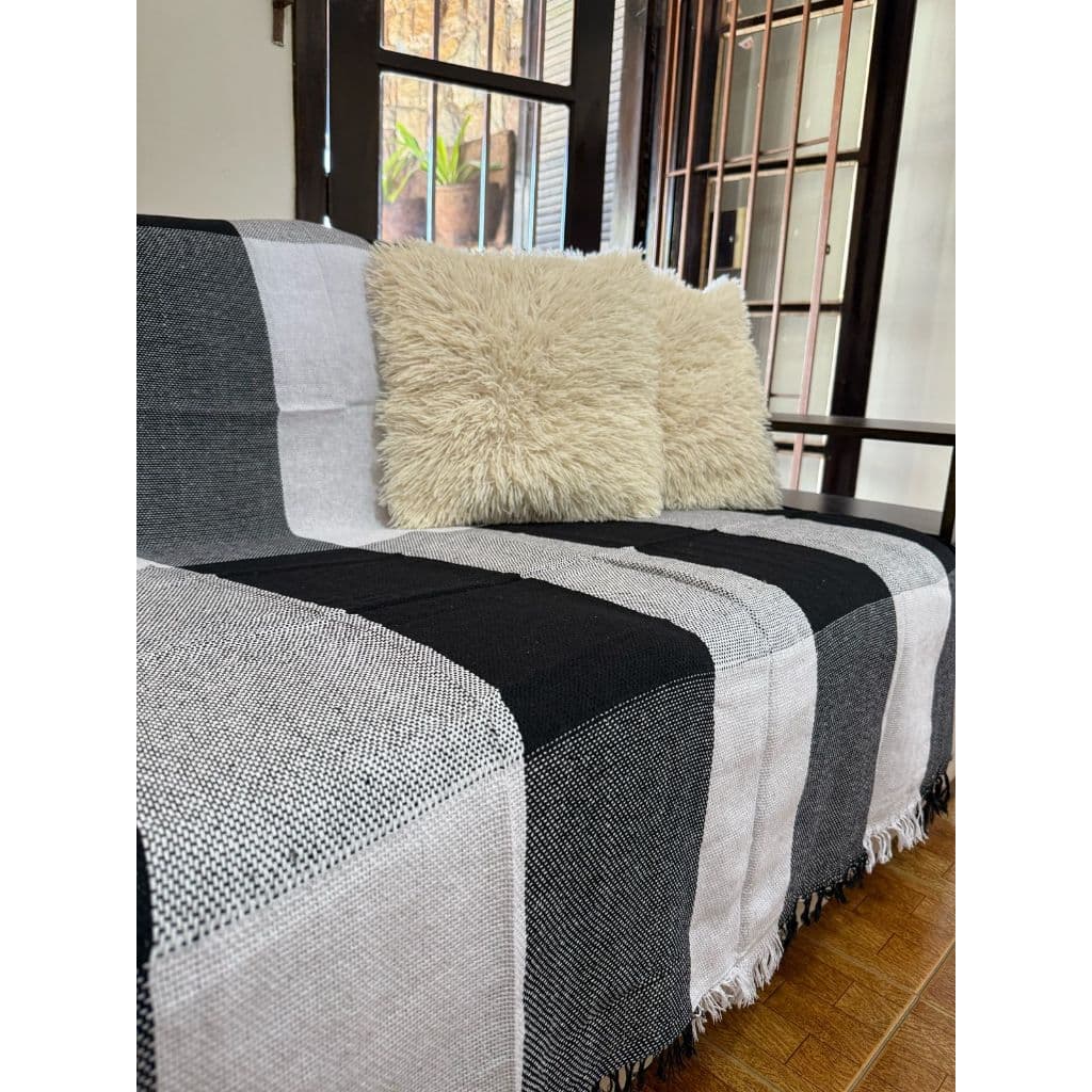 Manta Para Sofá Sala Elegante 240x180 Protetora Luxo Decoração