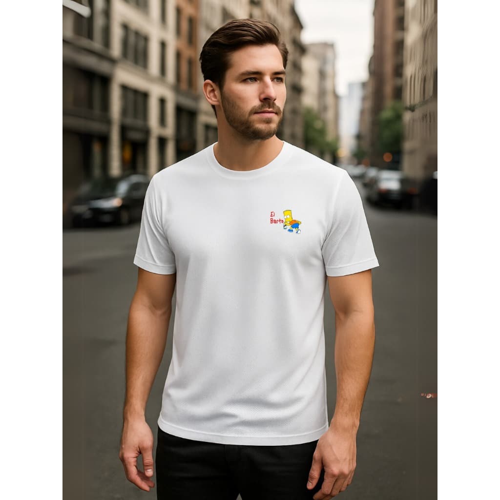 Camisa Dry Fit  Masculina - Modelo Bart 04 - academia, Corrida, CrossFit, Ideal Para Treinos Intensos, Esportivo Camisa
