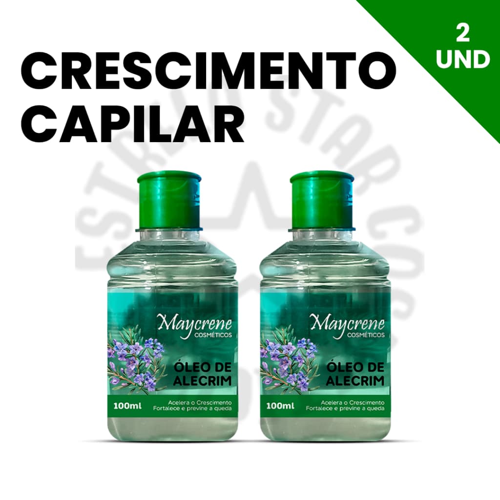 Kit 2 Óleos de Alecrim Aliado Natural para a Saúde