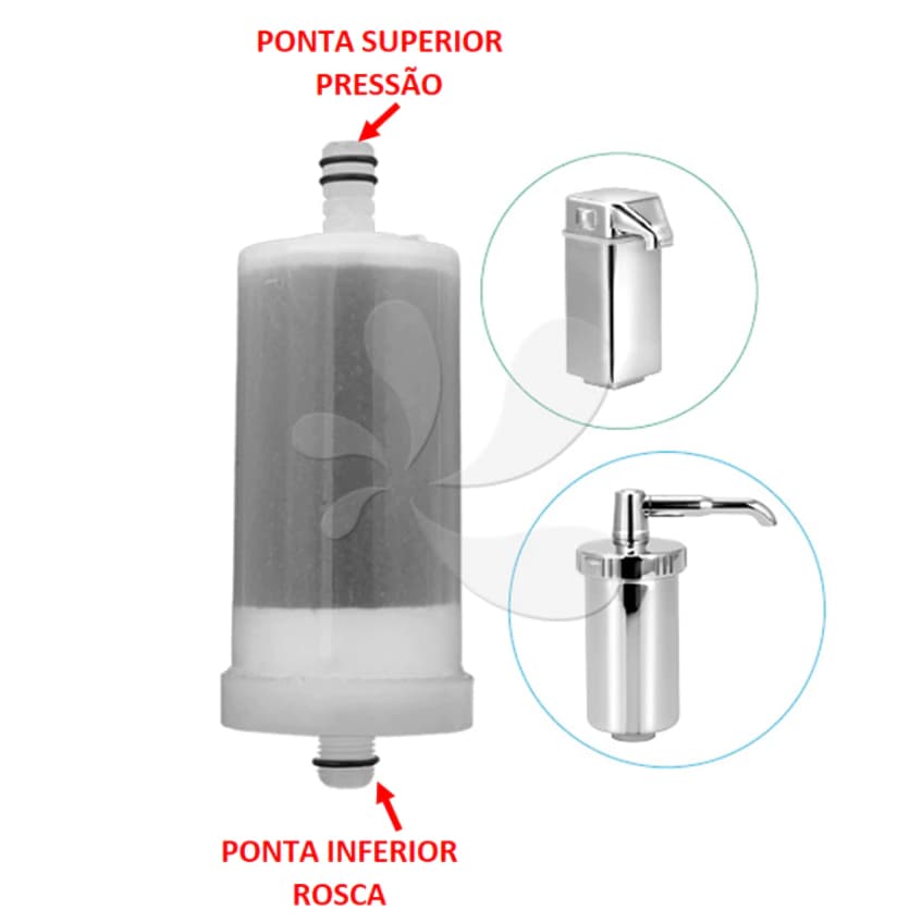 Refil Vela Carvão Ativado BLINDADO Modelo MV2211