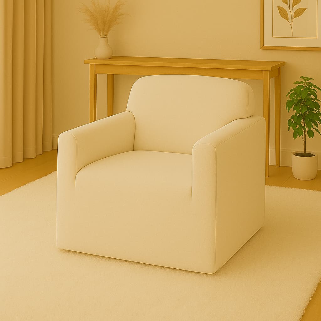 Capa Coladinha Poltrona Sofá 1 lugar Sala Ajustável Tecido Malha Gel Premium