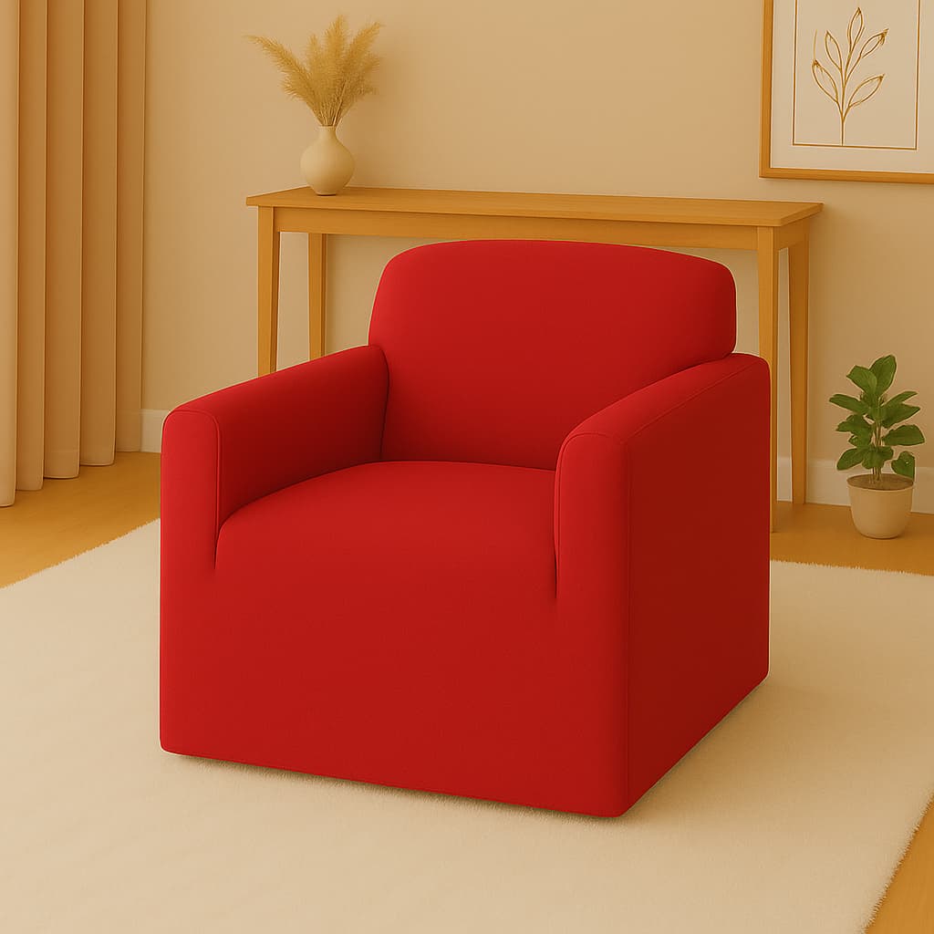 Capa para Poltrona Coladinha Malha Gel Sofa 1 lugar Ajustável