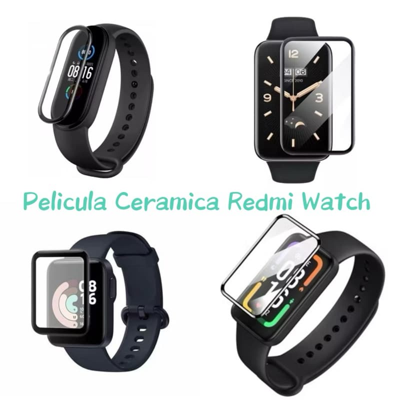 Película Ceramica Para xiaomi redmi Watch Relogio Smartchwatch band smart pro watch 3 4 5 6 7 8 9 lite active