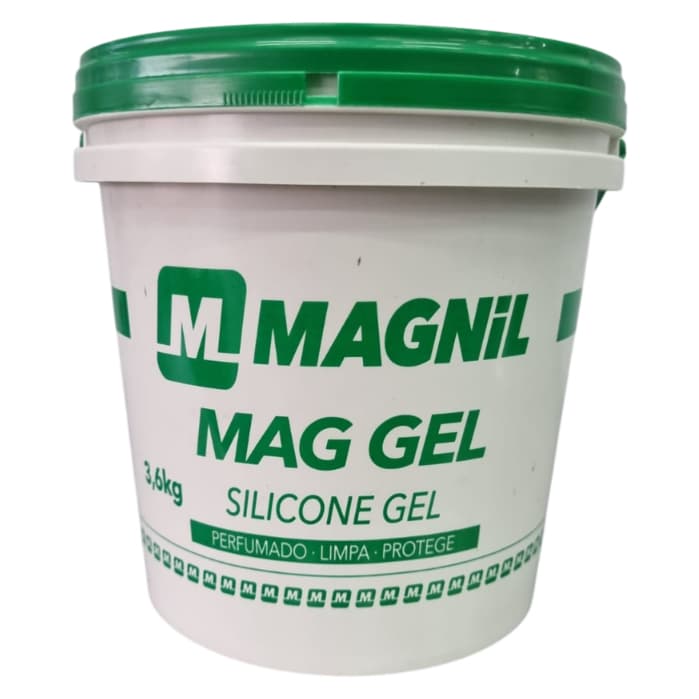 Silicone Gel Automotivo Mag Gel 3.6Kg Brilho Em Pneus E Plásticos Não Mela E Não Junta Poeira