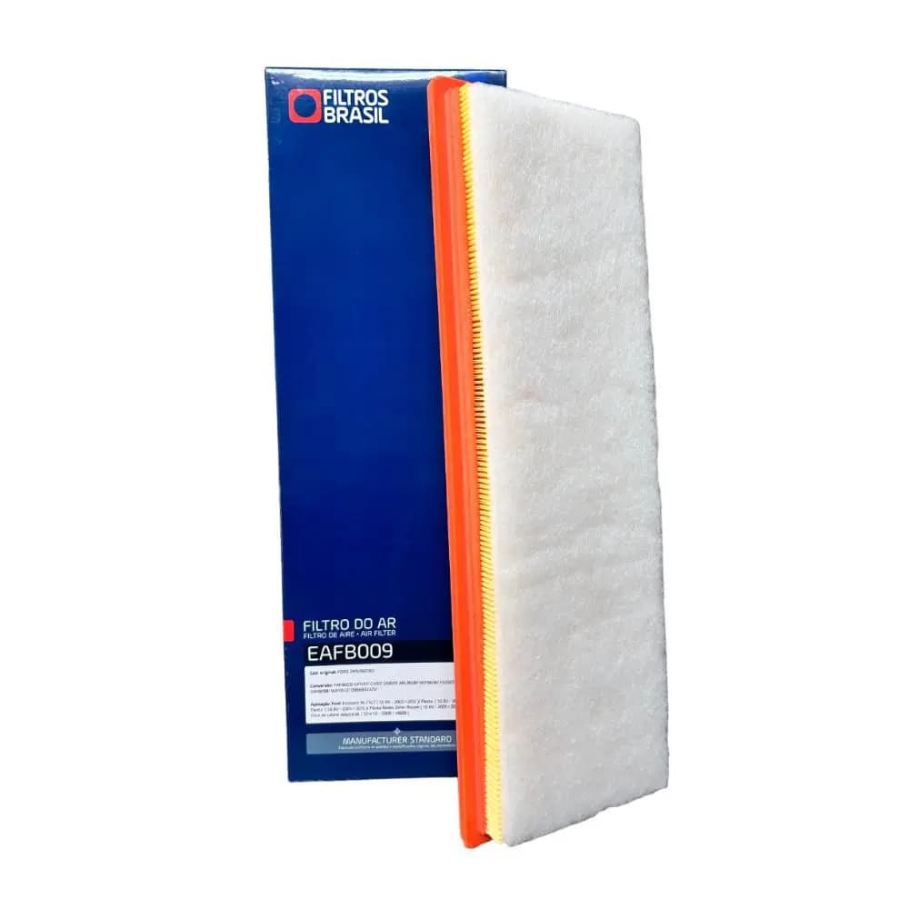 Filtro De Ar Motor Filtros Brasil Para Ford Fiesta Ecosport Ka 1.0 E 1.6 Zetec Rocam