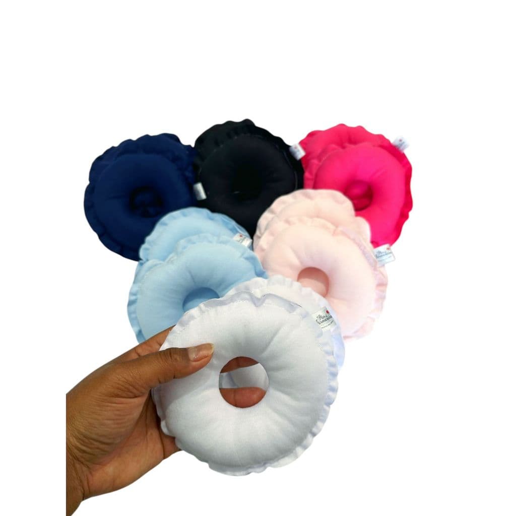 Rosquinha de amamentação protetor de seio reutilizável, lavável, kit várias cores amamentar