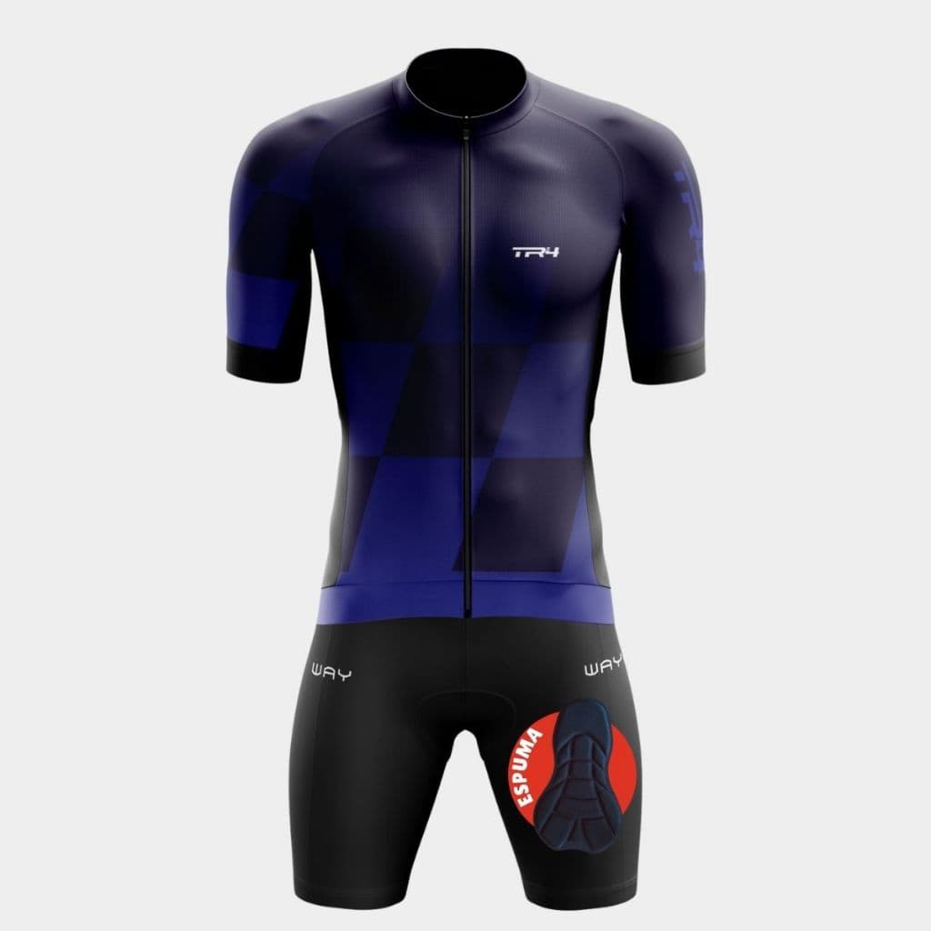 Conjunto Ciclismo Masculino Camisa Premium Manga Curta Short Bermuda Forro Espuma Bike