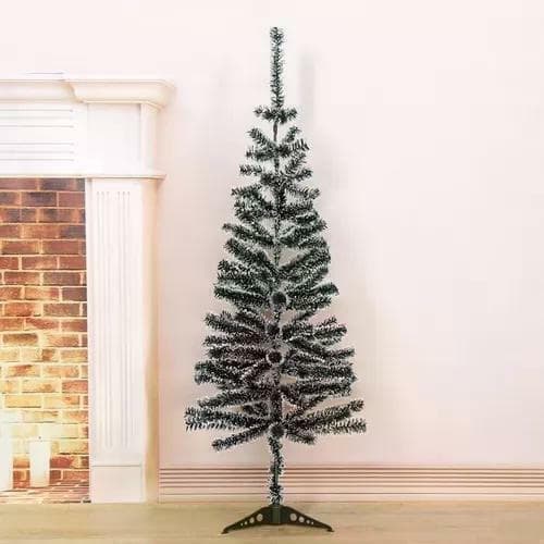 Árvore de Natal Pinheiro Verde Nevada 120cm com Base Plástico