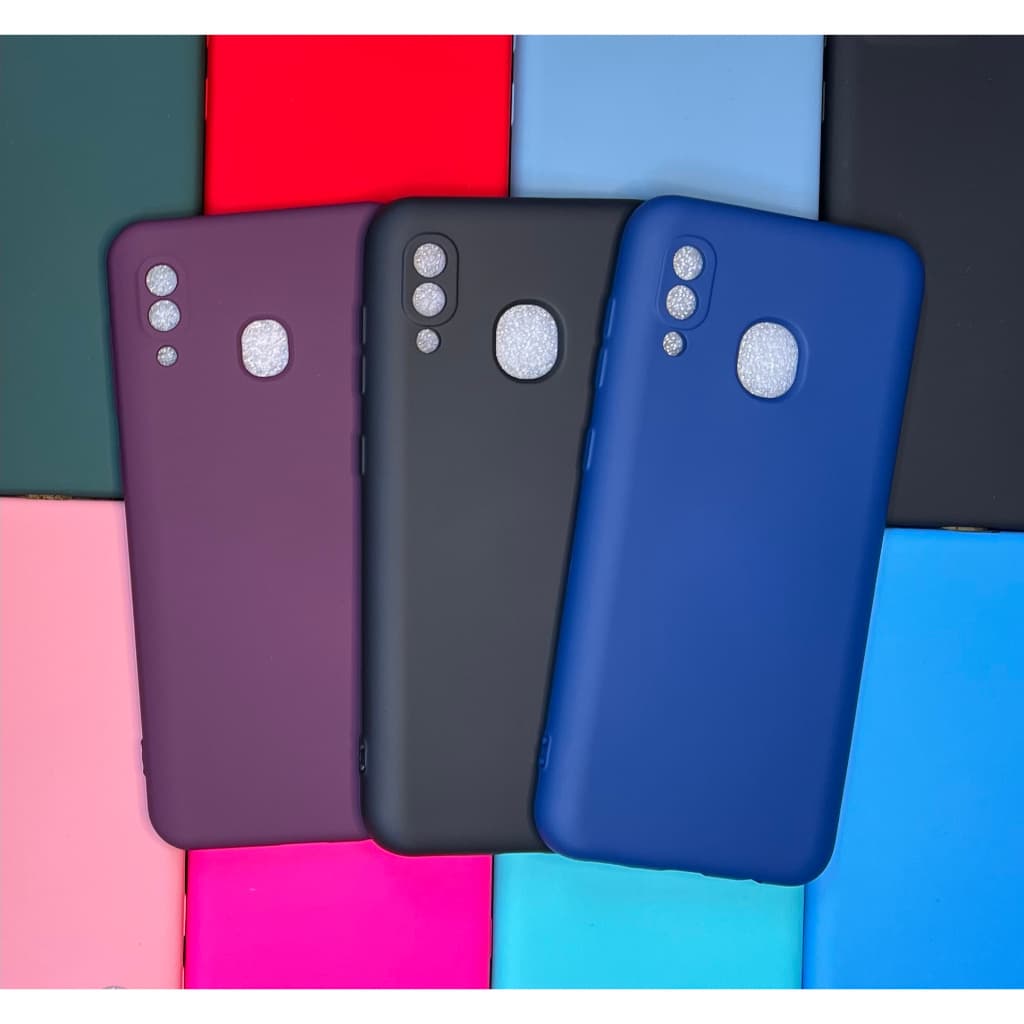 Capa para Samsung Galaxy A20 / A30 Ou capinha + Pelicula 3D Case Aveludado