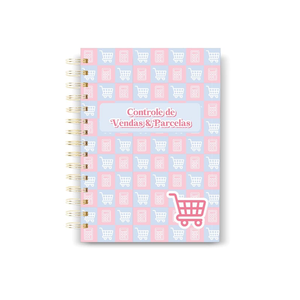 Caderno de Controle de Vendas a Prazo, vendas parceladas, Fiado