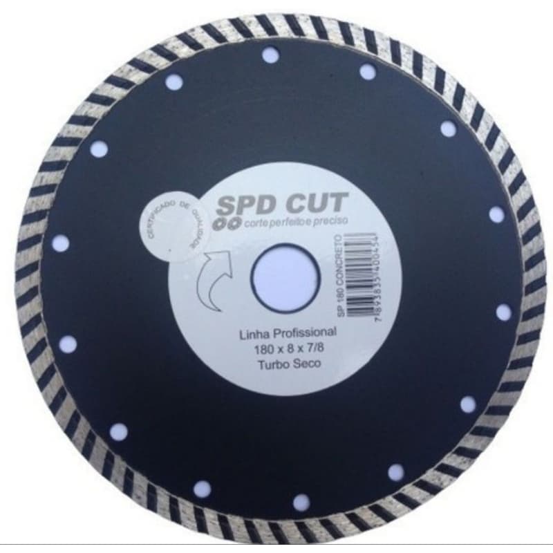 Disco Diamantado Turbo 180mm 7 Polegadas