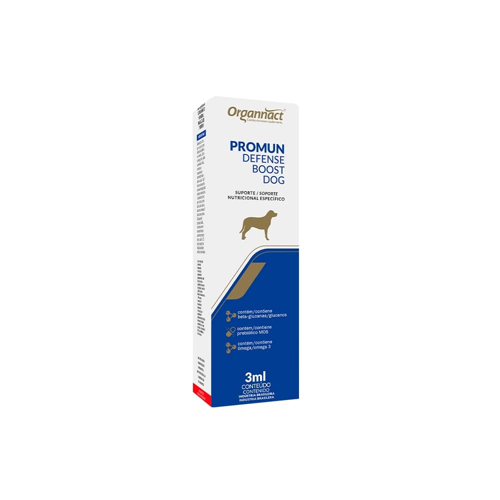 Suplemento Organnact Promum Defense Boost Dog para Cães 3 ml