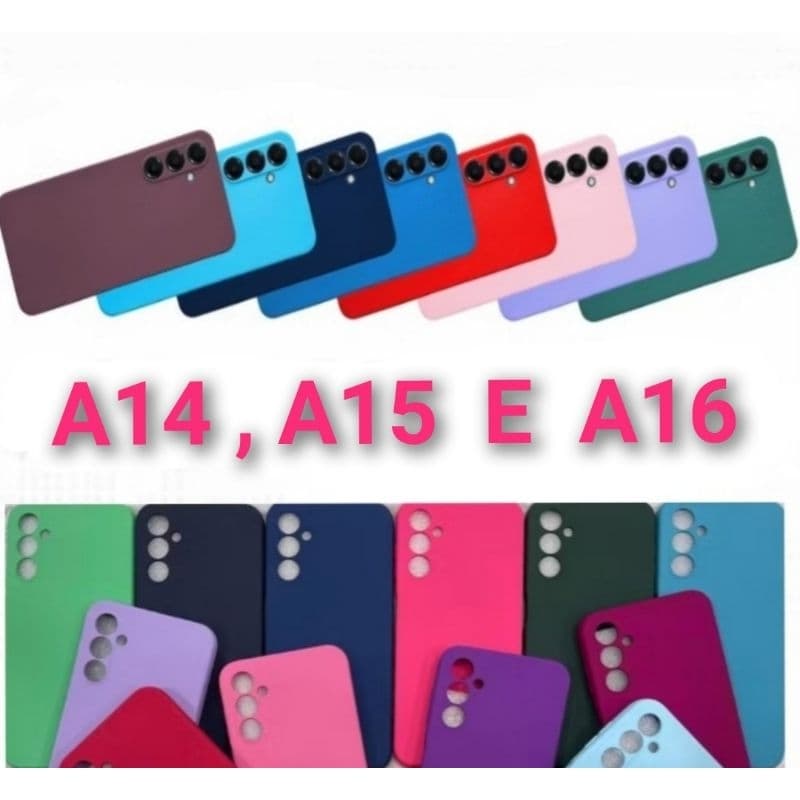 A14 , A15  E A16 ,Capa Capinha Aveludada Premium Para Aparelho Celular galaxy a14, a15 e a16.