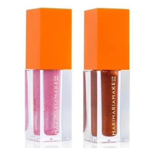Mari Maria Kit 2 Gloss Fire Kiss Aumento Labial Instantâneo - Bergamota e Bubble Gum