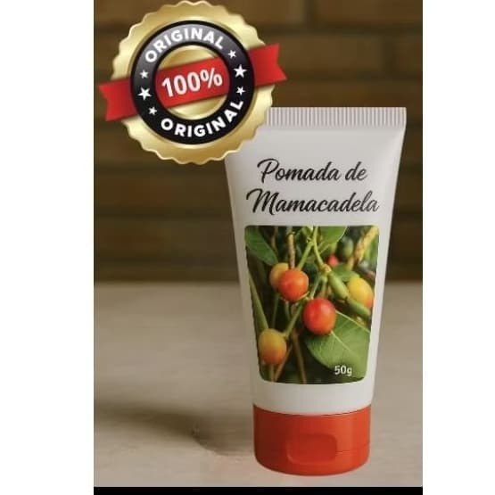 kit com 2 cremes pomada mamacadela para manchas 100% original