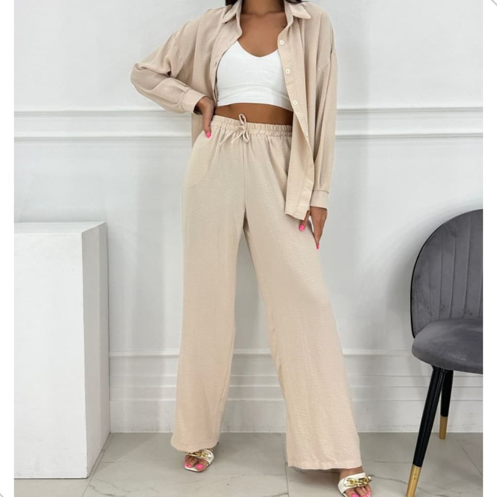 Calça Pantalona Duna Alfaiataria Premium Cintura Alta PROMOÇÃO