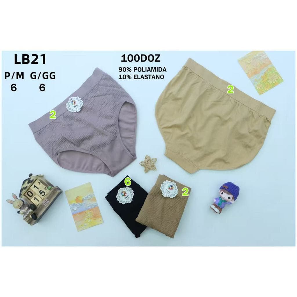 de Calcinha Calçola Senhora Plus Size e Regular Feminino Cintura Alta Lateral larga