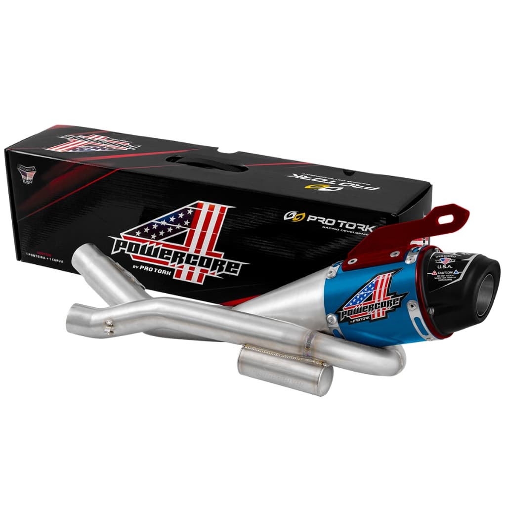 Escapamento Escape Esportivo Moto Powercore 4 Crf 230 2008 a 2020 Mais Potencia Lançamento