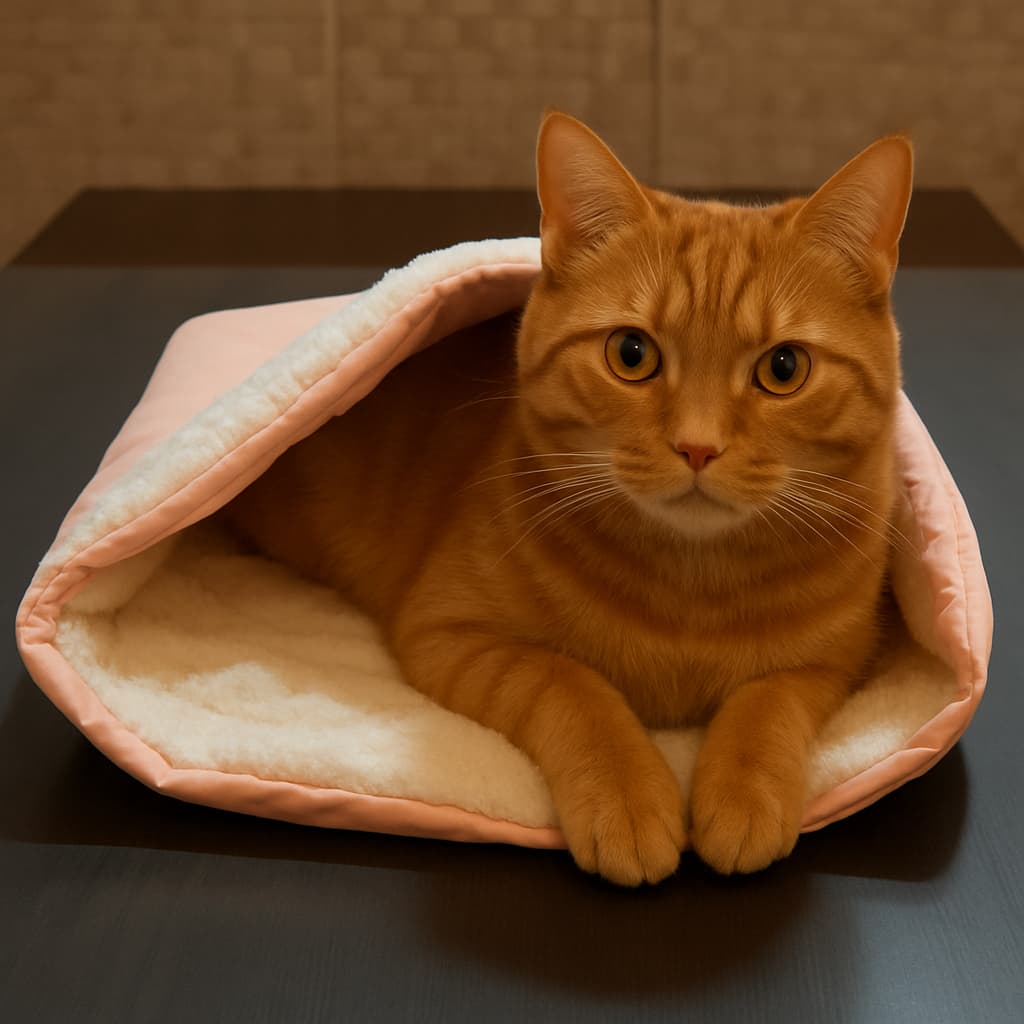 Saco de Dormir Pet Toca para Cachorro e Gato Pequeno Porte | Caminha com Forro Sherpa 50x50cm