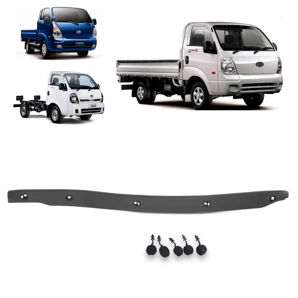 MOLDURA SOLEIRA CARPET RODA KIA BONGO K2500 K2700 2005 A 2025 COM BUCHAS LADO DIREITO - 858724E000GW