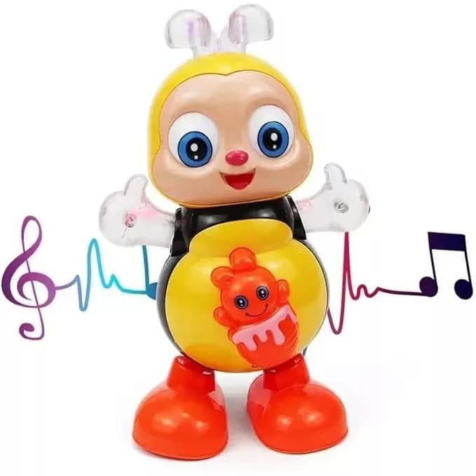 Abelha Dançarina Brinquedo Dança Com Som e Luz