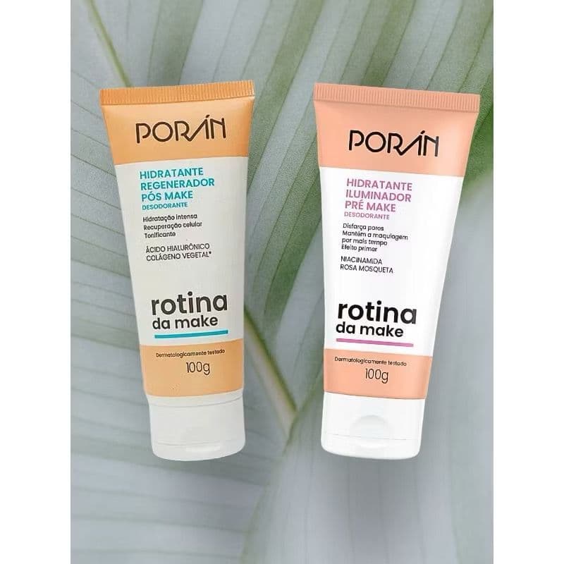 Creme Hidratante Facial Primer Pré Make / Pós Make - Porán