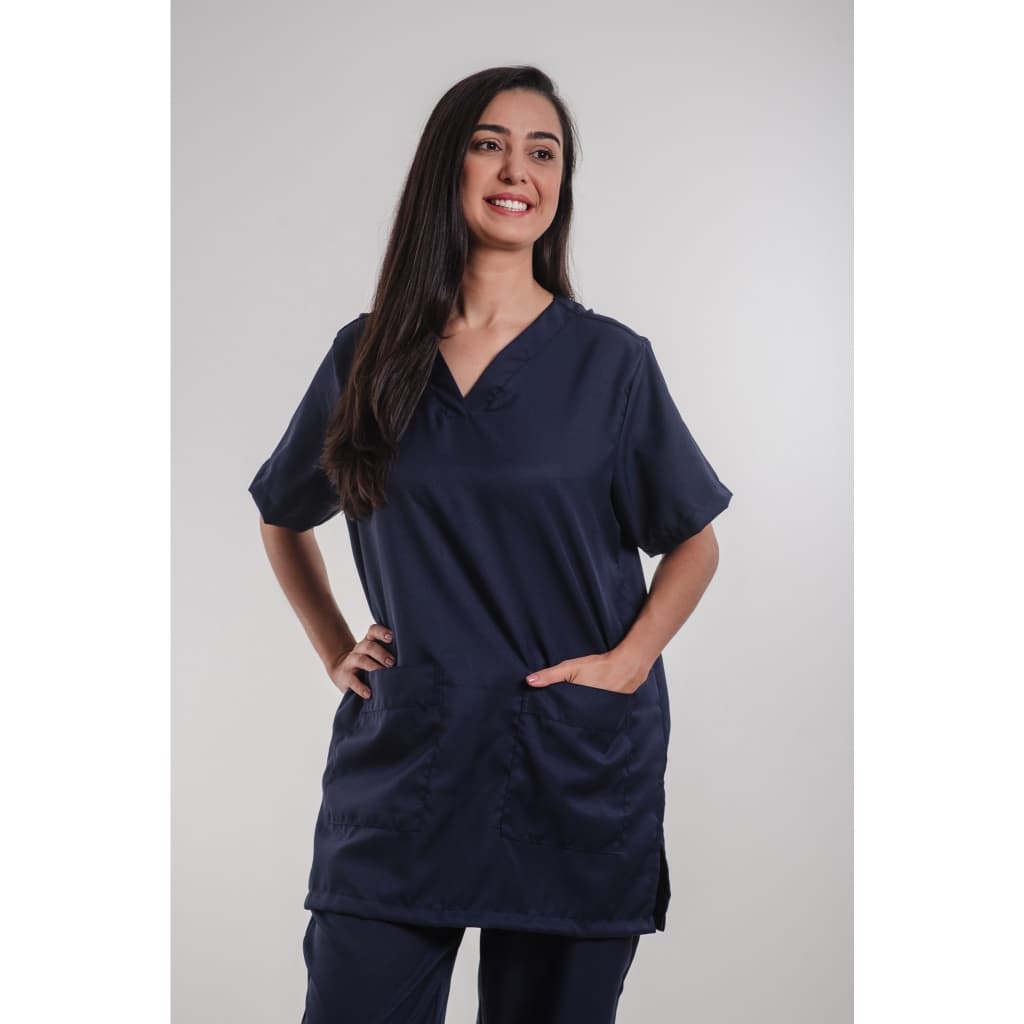 Blusa Scrub Bordado Gabardine Premium