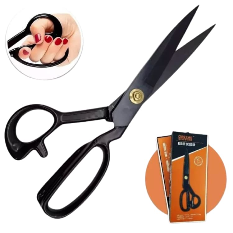Tesoura Aço Alfaiate Afiação Automática Kit N°10 + N° 12