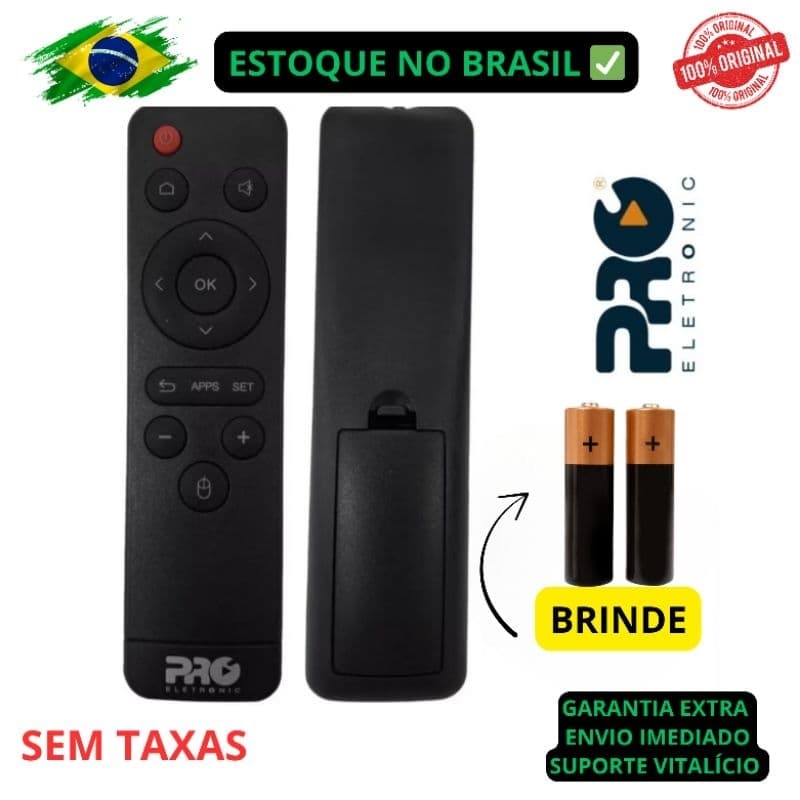 Controle Remoto Box Tv Proeletronic Smart Tv