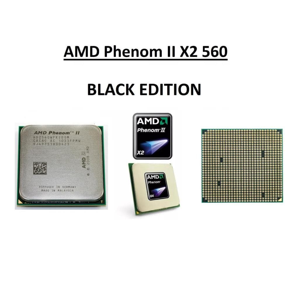 Processador Amd Phenom Ii x2 dual-core 560 Am3/am2+