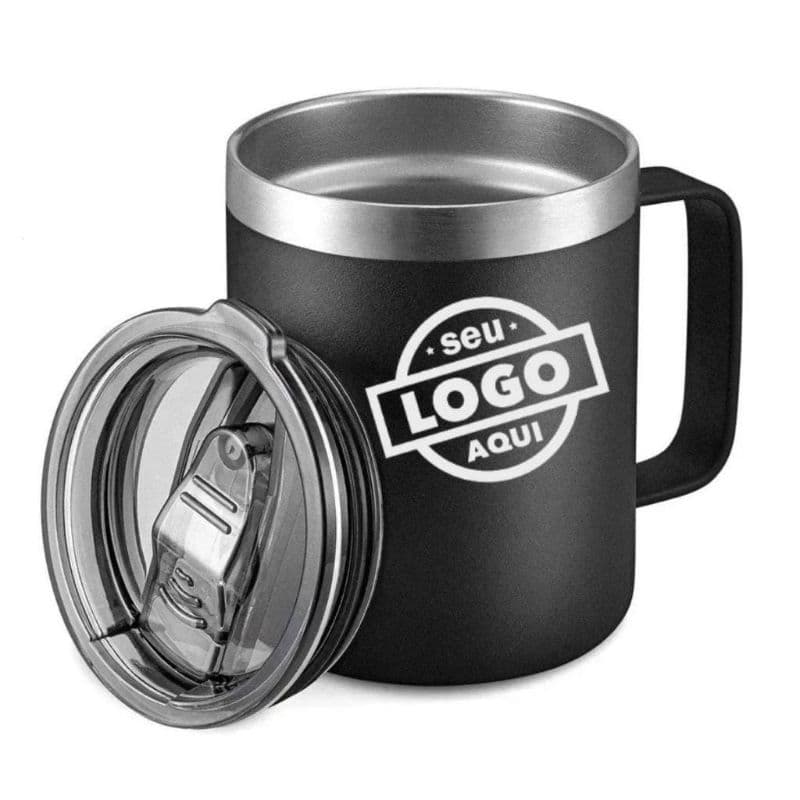 Kit 10 Caneca Térmico Cuia 360ml Personalizado Logo Nome Time - Empresa Brinde - brinde casamento - profissões