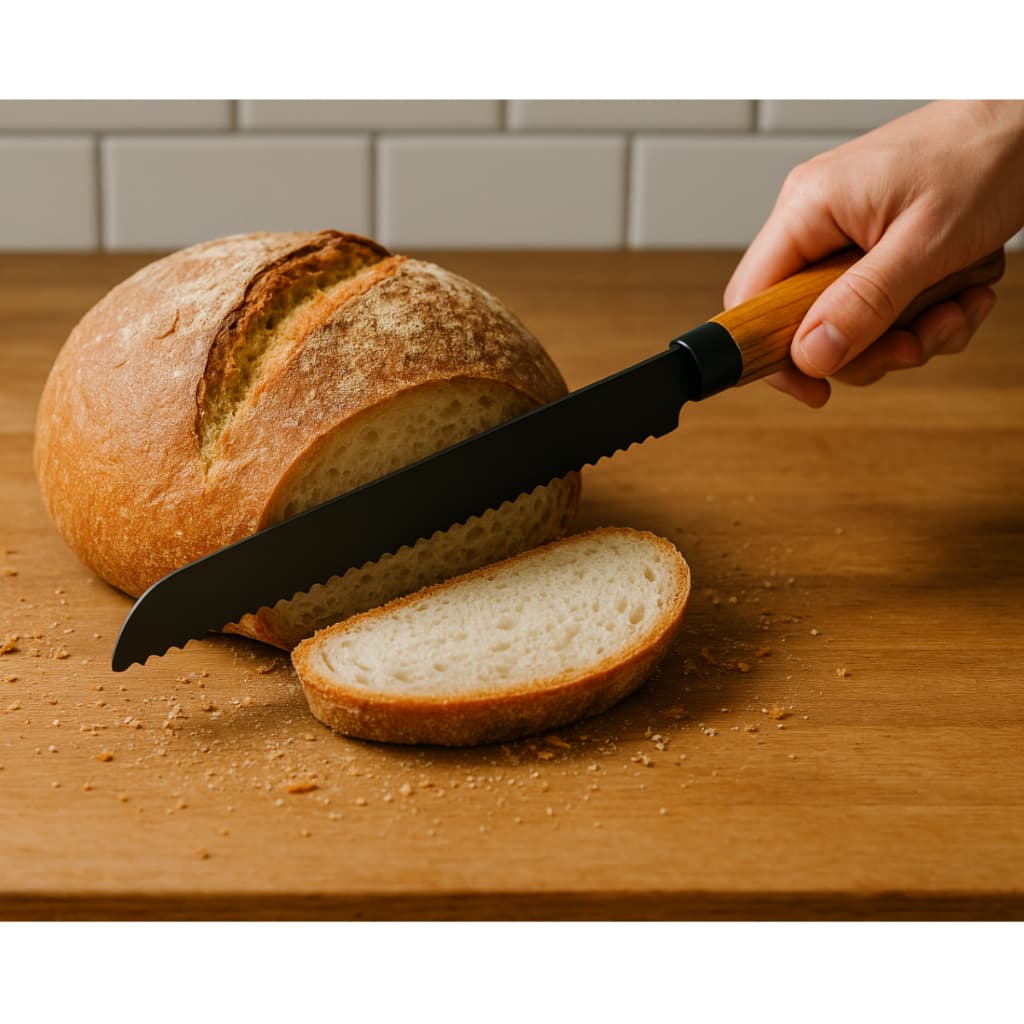 Faca para Pão Aço Inox 8" - Mimo Style