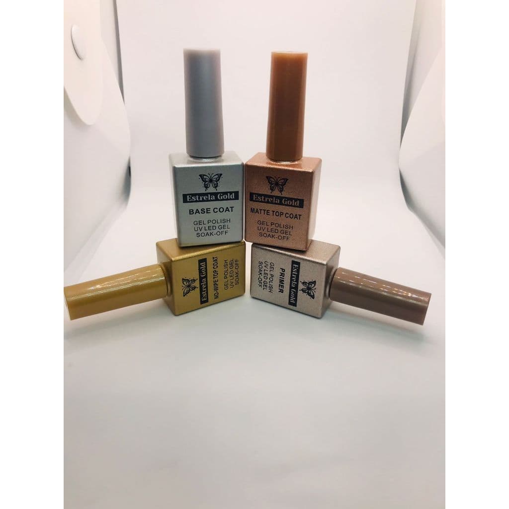 kit 6 preparadores estrela gold ,15ML para unhas