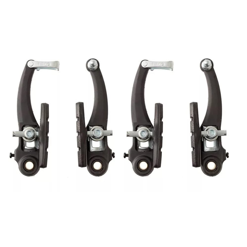 Jogo De Freios Bicicleta V-brake Em Nylon Dianteiro/traseiro 110mm 2 PARES
