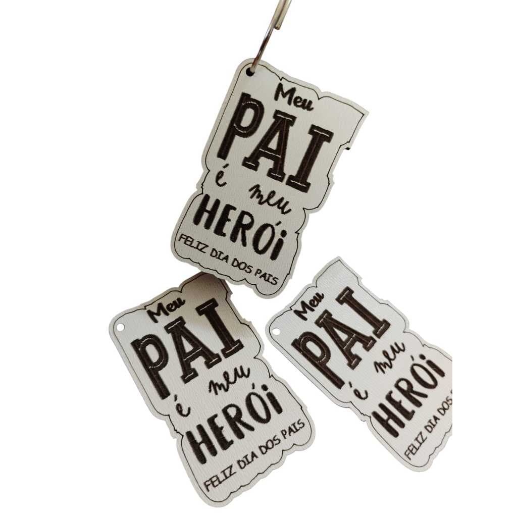 30 Lembrancinha Chaveiro dia dos Pais Pai Heroiem mdf.