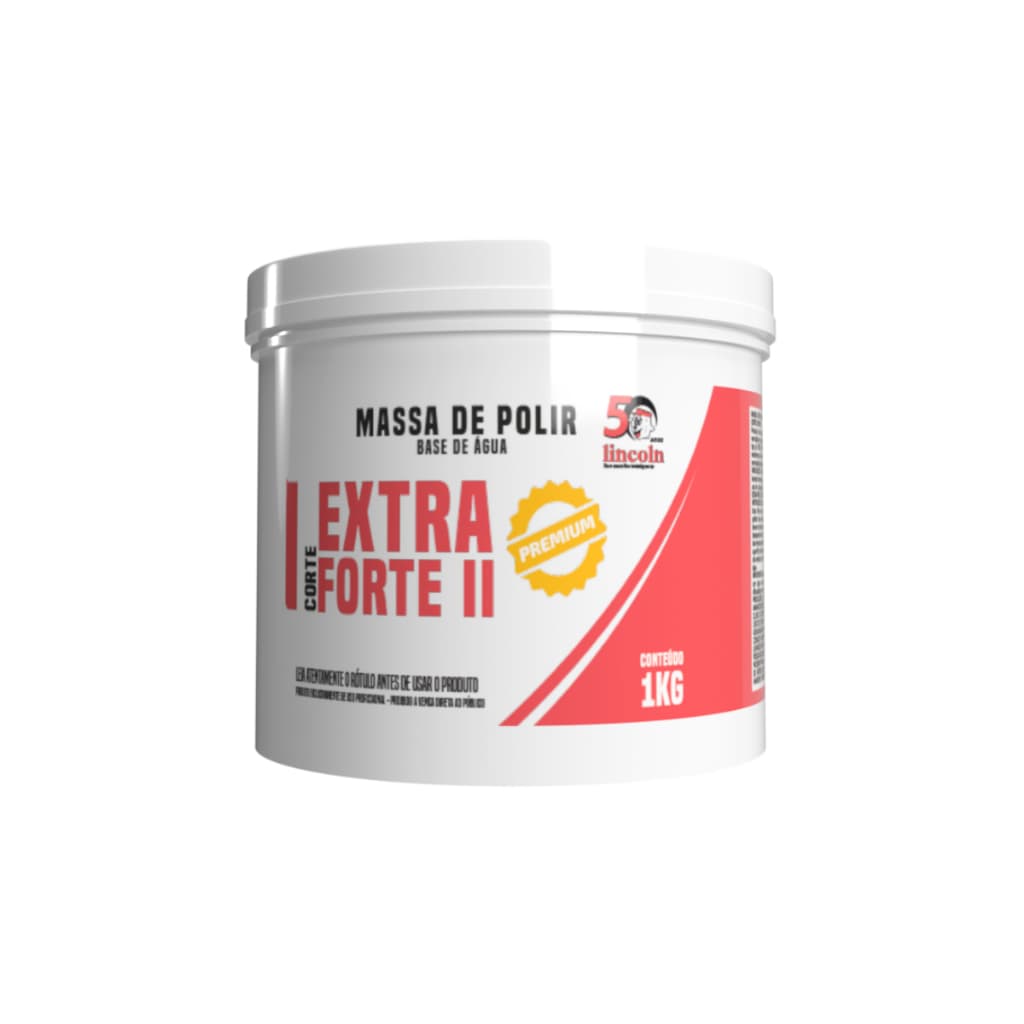 Massa de Polir Extra Forte II 1KG Lincoln